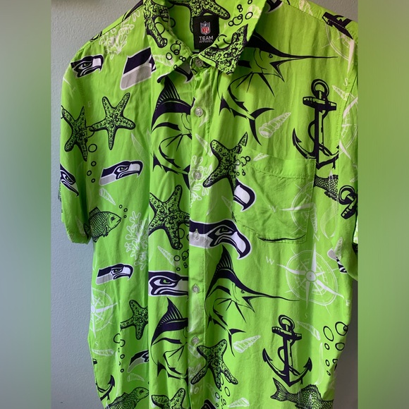 NFL Seattle Seahawks Football Hawaiian Shirt - Picture 3 of 5